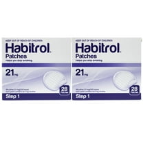 2 Pack - STEP 1 Habitrol Transdermal Nicotine Patches (28 EACH) 21mg, Total 56 Patches