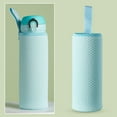 thumbnail image 4 of GARENDE 2x Insulated Neoprene Water Bottle Carrier Bag, Cup Sleeve Embossed Cover Pouch, 4 of 6