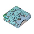 thumbnail image 2 of Manta de felpa suave y cómoda de Rick y Morty, manta de franela cálida y ligera para sofá cama de 50 x 40 pulgadas, 2 of 8