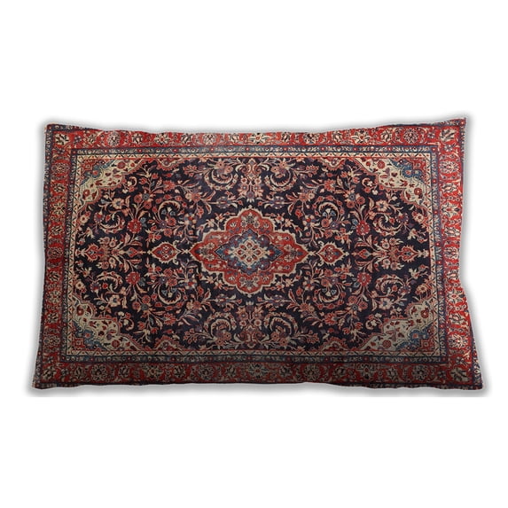 Ahgly Company Indoor Rectangular Traditional Lumbar Throw Pillow, 13 inch by 19 inch