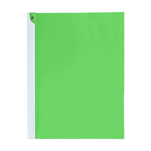 Clearance! 1 Pack A4 Clear Front Report Covers Plastic Presentation Folders Resume Portfolio Folder Paper Swivel Sliding Bar File Folder for Presentation Document and School Use One Size Green