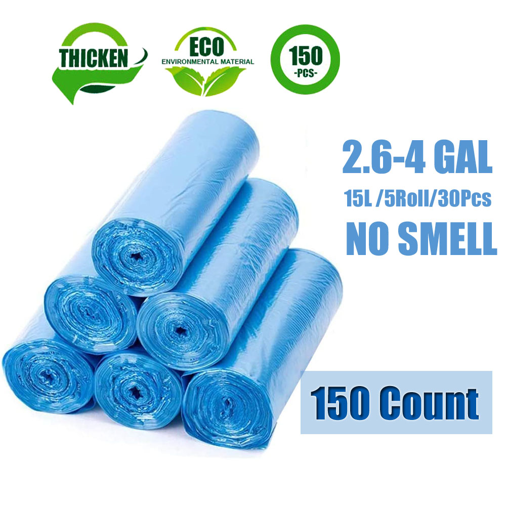 Small Trash Bags, iPstyle 4 Gallon Garbage Bags Wastebasket Liners