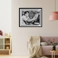 thumbnail image 3 of Historic Framed Print, [Leonard Bernstein, half-length portrait, facing right, seated at piano, making annotations to musical score].World Telegram & Sun photo by Al. Ravenna., 17-7/8" x 21-7/8", 3 of 9