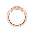 thumbnail image 2 of 1.00 Ct Radiant Cut Genuine Diamond Solitaire Wonderful Ring for Ladies Solid 18K Rose Gold Size 10.5, 2 of 6