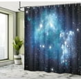 thumbnail image 5 of Ambesonne Space Shower Curtain, Supernova Stars, 69"Wx75"L, Blue, 5 of 5