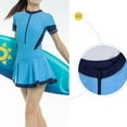 thumbnail image 4 of adviicd Swim Suits for Girls Girls Swimsuits Two Piece Tankini Bathing Suits Boyshort Summer Beach Rash Guard Swimwear Blue,150, 4 of 5