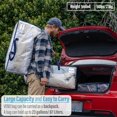 thumbnail image 3 of ORUYROP 2 Pack Moving Bags w/Backpack Straps, Moving Supplies, Moving Boxes, College Packing Storage Boxes with Lids Alternative, Heavy Duty, Extra Large, Sturdy Handles, Zippers (Clear, 2 Pac, 3 of 7