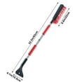 thumbnail image 3 of Cagogo under $5 Car Snow Brush, 2-in-1 Car Snow Ice Scraper,Detachable Snow Brush for SUV,Foam Grip Handle,PVC Brush for Windshield,Extendable Winter Cleaning Tool, 3 of 6