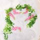 thumbnail image 5 of Ratán Sintético De Plástico 1 unidad de flores artificiales de glicinia de plástico con tinta para decoración de bodas,fiestas y hogares (rosa) Rkxzt, 5 of 8