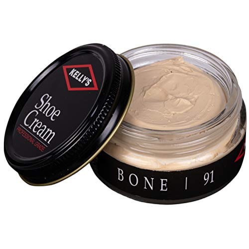Kelly's Shoe Cream Professional Shoe Polish 1.5 oz Bone