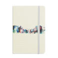 thumbnail image 1 of Carnet de Notes Aquarelle Gratte-Ciel Bâtiment Moderne Couverture Rigide en Tissu Journal Classique, 1 of 3