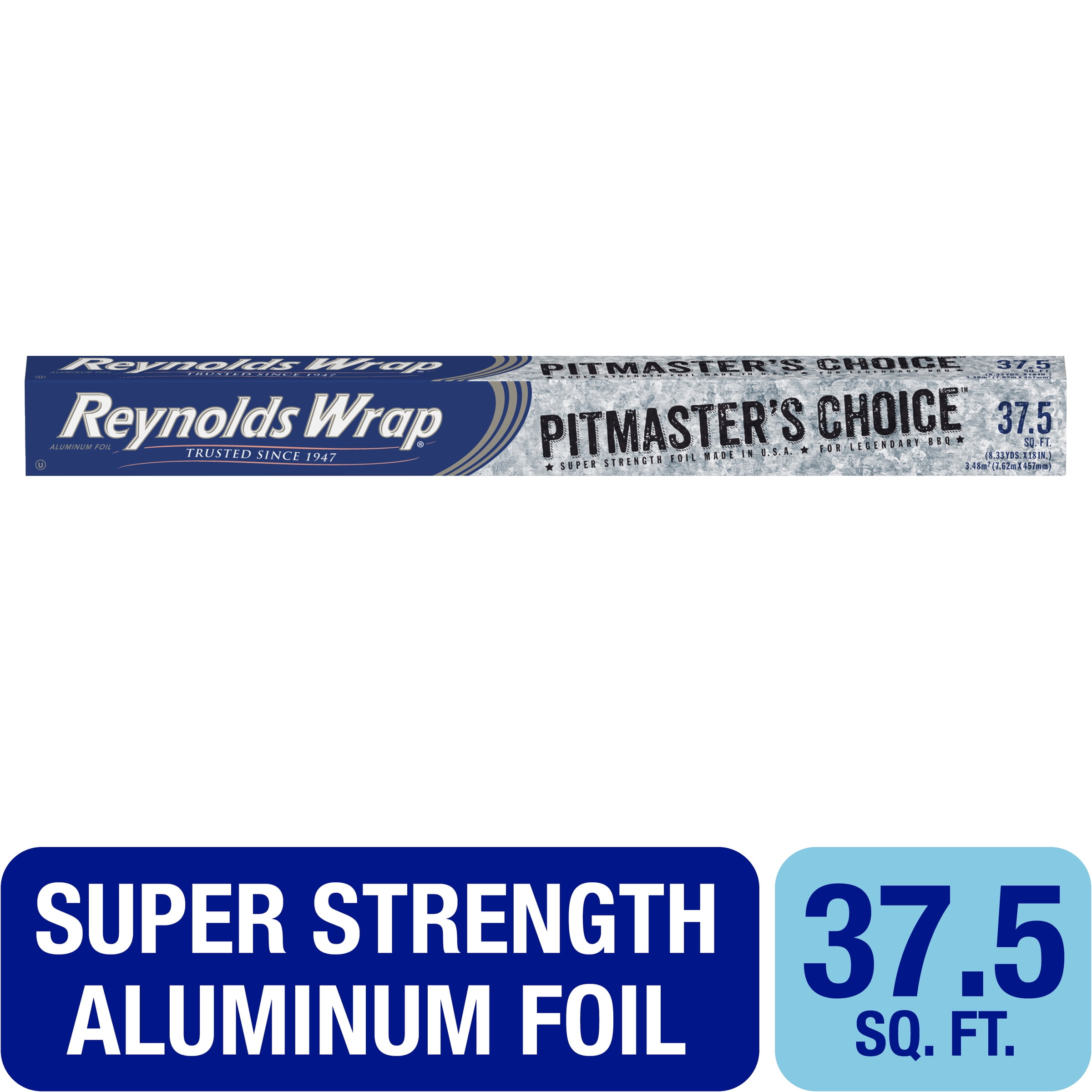 Reynolds Wrap Pitmaster’s Choice Super Strength Aluminum Foil 37.5 Square Foo... 
