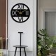 thumbnail image 4 of 12'' Wall Clock Decorative Silent Clocks Art Hanging Decor Simple Design Black Acrylic For Bedroom Cafe Kitchen Farmhouse Gift A Macarena Relojes de pared, 4 of 7