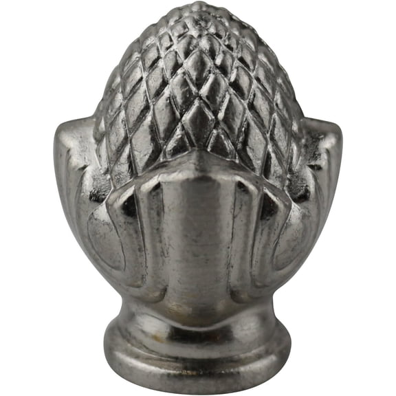 Urbanest Clara Lamp Finial – 1 7/16 Inch Tall, Brushed Nickel– Decorative Lamp Shade Finial for Table & Floor Lamps- 1 Piece