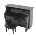 thumbnail image 2 of Modelo musical, piano vertical en miniatura de madera, caja de música para piano, piano en miniatura, artesanía excepcional, 2 of 6