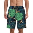 thumbnail image 1 of Bathing Suit Gold Chains Board Shorts Summer Beads Print Y2K Retro Beach Shorts Men's Design Quick Drying Swim Trunks, 1 of 5