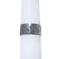 thumbnail image 3 of Toe ring Adjustable silver plated flower engraved design Barefoot jewelry, 3 of 4
