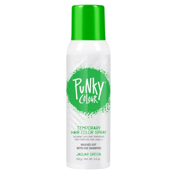 Punky Color Temporary Hair Color Spray, Jaguar Green, 3.5 oz