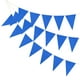 thumbnail image 1 of Banderas de Banderín Uxcell Banderas de Papel Triangular Guirnalda Vintage para Bodas Cumpleaños Azul, 1 of 7