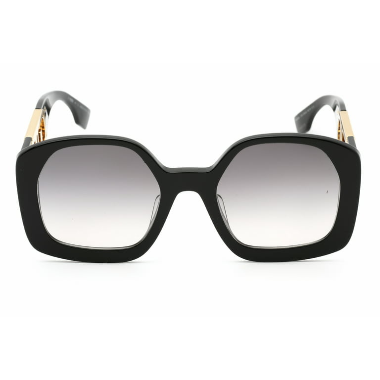 Fendi 53mm Oversized Square Logo Sunglasses in Gray