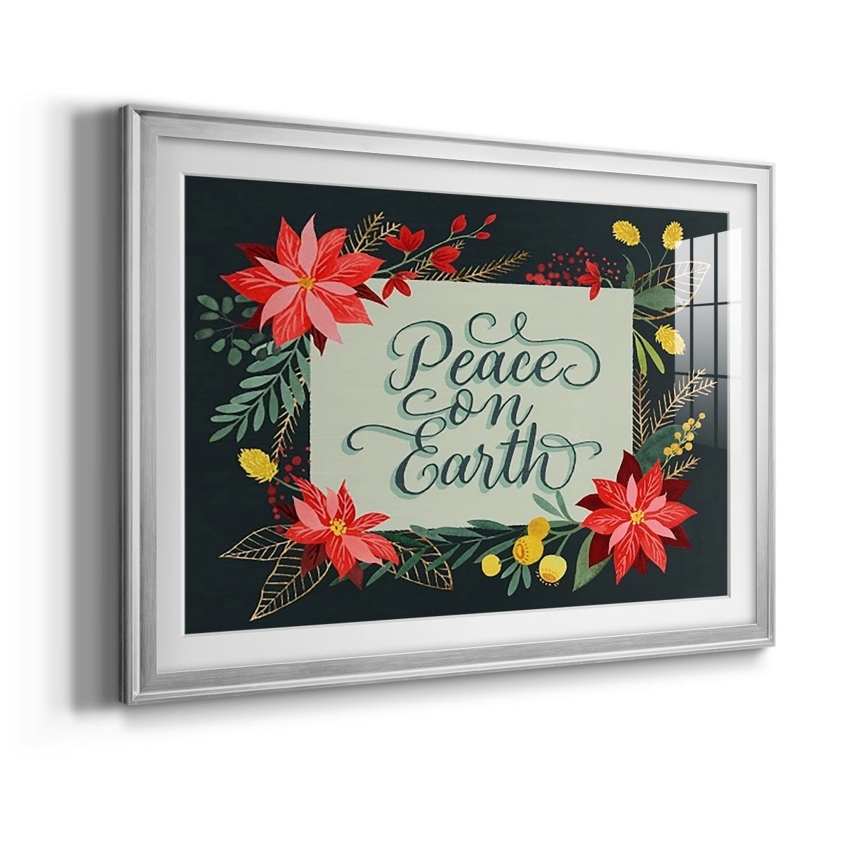 Bright Christmas Night II Premium Framed Print - Ready to Hang