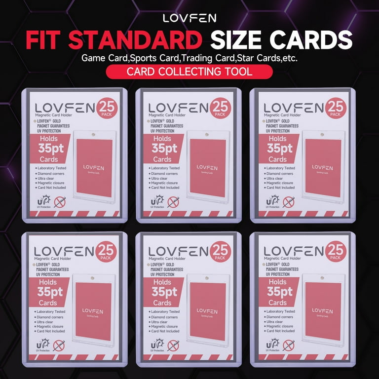 LOVFEN 1000ct 3 "X4" Top loader, hard card sleeve, baseball card, football card, game card, basketball, hockey - Walmart.com LOVFEN 1000ct 3 "X4" Top loader, hard card sleeve, baseball card, football card, game card, basketball, hockey - Walmart.com