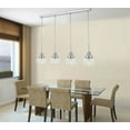thumbnail image 2 of FX-3624-4P-Cal Lighting-Maywood-Four Light Pendant in Modern Style-44 Inches Wide by 9 Inches High, 2 of 2