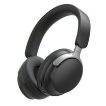 LACKUST Over-Ear Dual Mode Bluetooth 5.4 Headphones - Low Latency, Foldable, 8-Hour Battery, Comfortable Headband for Gaming & Sports, Wired/Wireless, Black