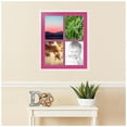 thumbnail image 2 of ArtToFrames Collage Photo Picture Frame with 4 - 8.5x11" Openings, Framed in White with Tulip and Black Mats (CDM-3966-564), 2 of 8