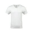 George Men's Cotton Stretch White V-Neck Tees, 3-Pack - Walmart.com