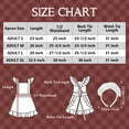 thumbnail image 2 of Aspire Retro Ruffle Apron with Headband, White Retro Apron for Women, Cotton Vintage Costume for Painting, Cosplay - M, 2 of 6