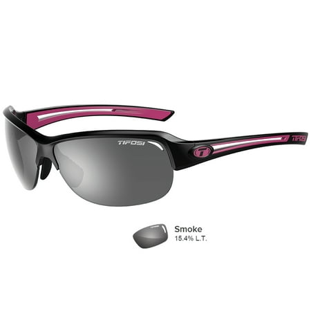 The Amazing Quality Tifosi Mira Black/Pink Single Lens Sunglasses - Smoke