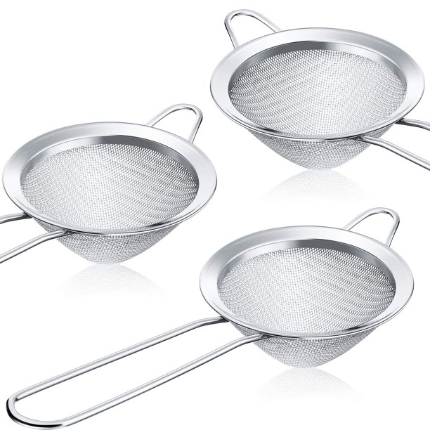 Juego de coladores de té Patelai, de acero inoxidable, para cócteles