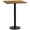 Natural, variant on Emma + Oliver 30" Square Mahogany Laminate Bar Table Top-18"RD Base