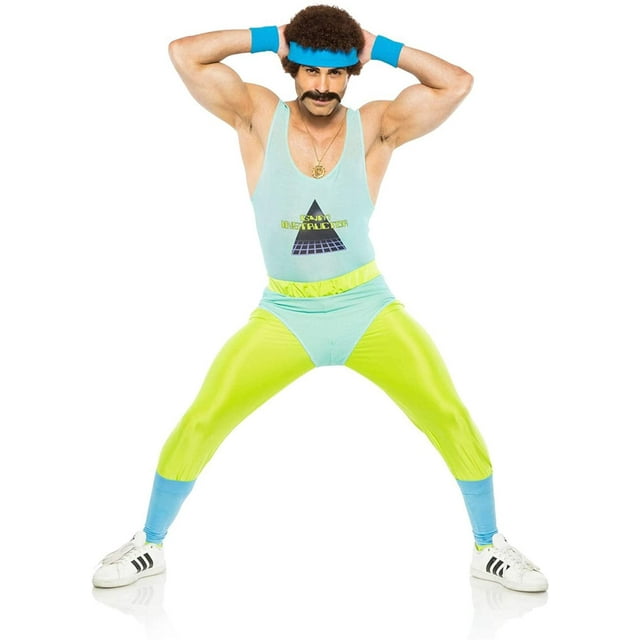 Costume d'Instructeur de Gym des Années 80 pour Adulte / TTG
