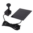 thumbnail image 3 of Solar Fountain, Dry Operation Protection 7V Solar Fountain Pump 70cm Height 120cm Head Light Sensing  For Bird Bath, 3 of 8