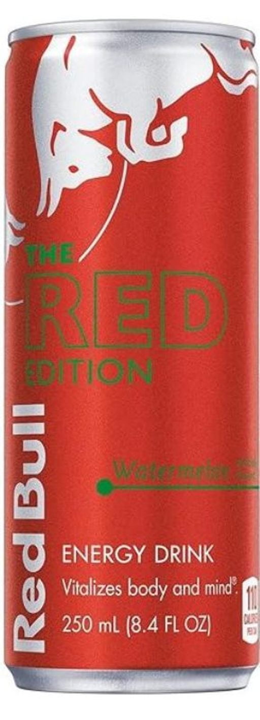 Red Bull Editions Variety Pack,8.4fl.oz. Pack of 24 : Red, Yellow, Amber, Blue, Green, Original , Coconut, Pink Editions.