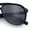 Shiny Black - Black, variant on Polarized Luxury Gentlemanly Iconic Plastic Racer Euro Style Sunglasses [Tortoise - Black]