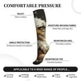 thumbnail image 2 of Pofeuu Funny Bald Eagle Print Compression Socks for Women & Men Circulation - Best Support for Nurses,Running,Athletic,Sports, 2 of 7