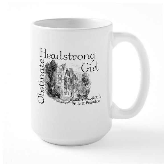 CafePress - Obstinate Headstrong Girl Large Mug - 15 oz Ceramic Large White Novelty Mug