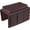 Brown, variant on OOTSR Sofa Armrest Organizer with Cup Holder, Couch TV Remote Storage Organizer with Pockets for Recliner Armchair Snacks Glasses Smartphone Magazines iPad