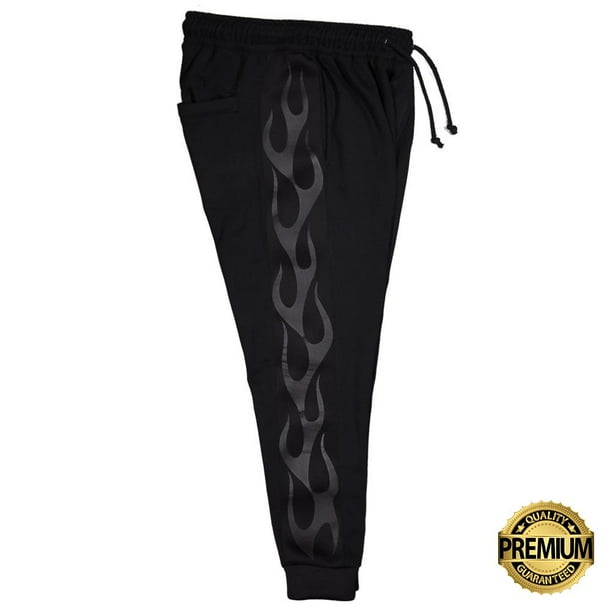 Pants Grande - Extra Grande Black Flames