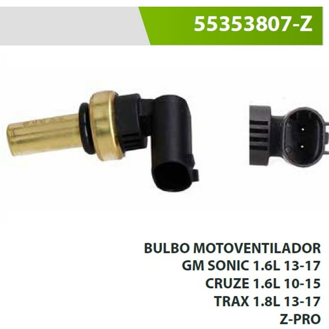 Sensor Temperatura Z-Pro Para Chevrolet Malibu 2016 - 2019 (Z-Pro)