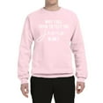 thumbnail image 2 of Wild Bobby, Why Y'all Tryin' to Test the Jesus in Me? Inspirational/Christian Unisex Crewneck Graphic Sweatshirt, Light Pink, 3X-Large, 2 of 5