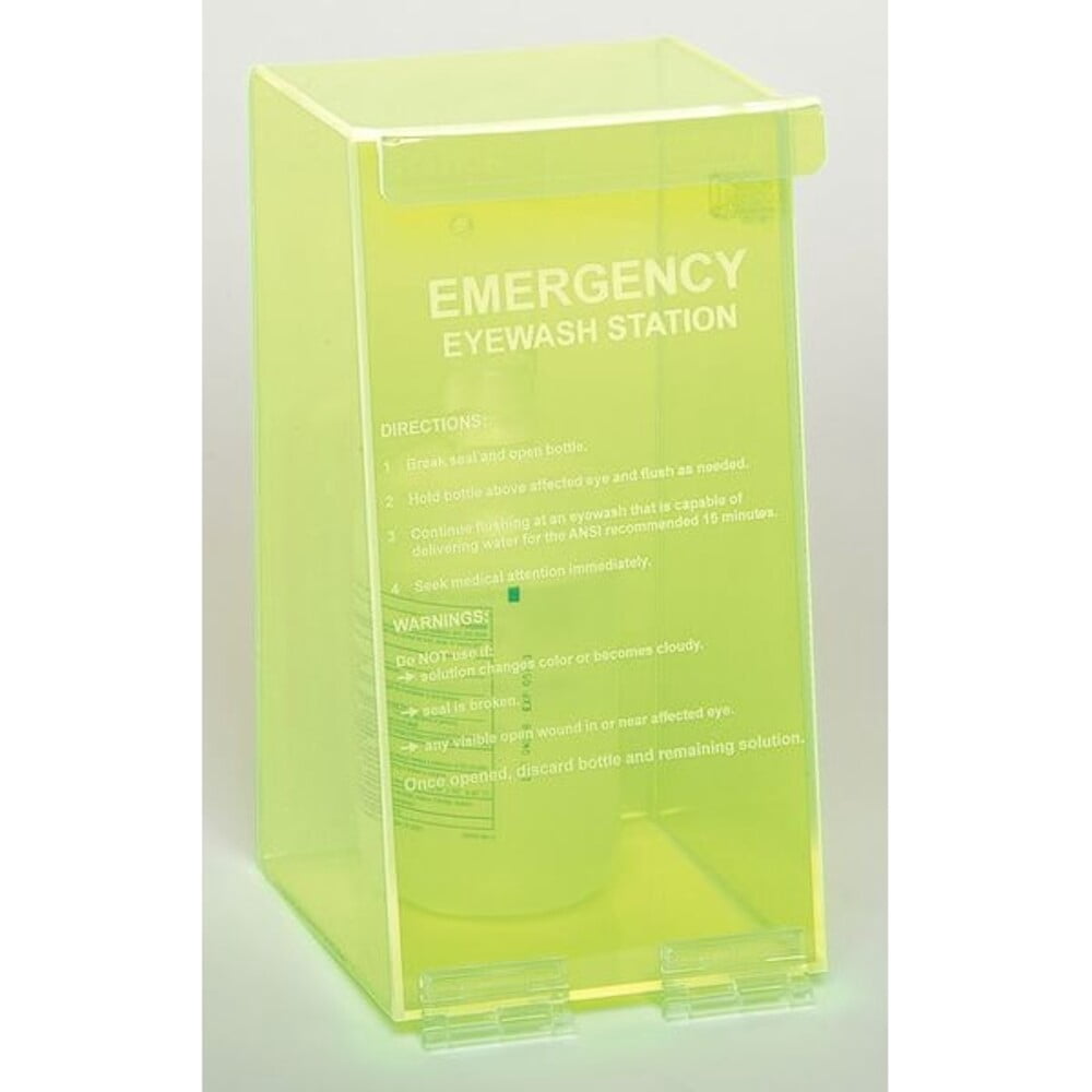 Manufacturer Varies Eyewash Station in Fluorescent Green 3PVL7