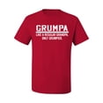 thumbnail image 2 of Wild Bobby,Grumpa Like A Regular Grandpa Only Grumpier, Father's Day, Men Graphic Tees, Red, Medium, 2 of 3