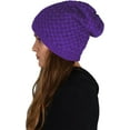 thumbnail image 2 of Thick Crochet Knit Double Layer Beanie Slouchy Hat, 2 of 2
