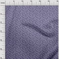thumbnail image 3 of oneOone Velours Violet Tissu Floral Matière de Robe Tissu Imprimé Tissu au Mètre 58 Pouces de Large, 3 of 5