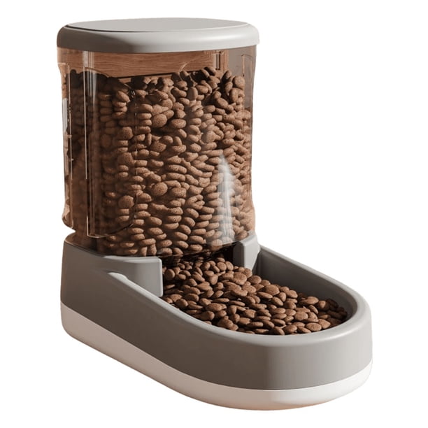 Dispensador automático de agua/comida para gatos, cuenco de comida para gatos, antideslizante, duradero para gatos y perros