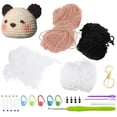 thumbnail image 1 of Animals Crochet Craft Art Tool Crochet Kit Beginners Desk Topper Home Prof M7 Z7X3, 1 of 9